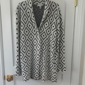 BY Design Cozy Geometric Sweater-Oversized